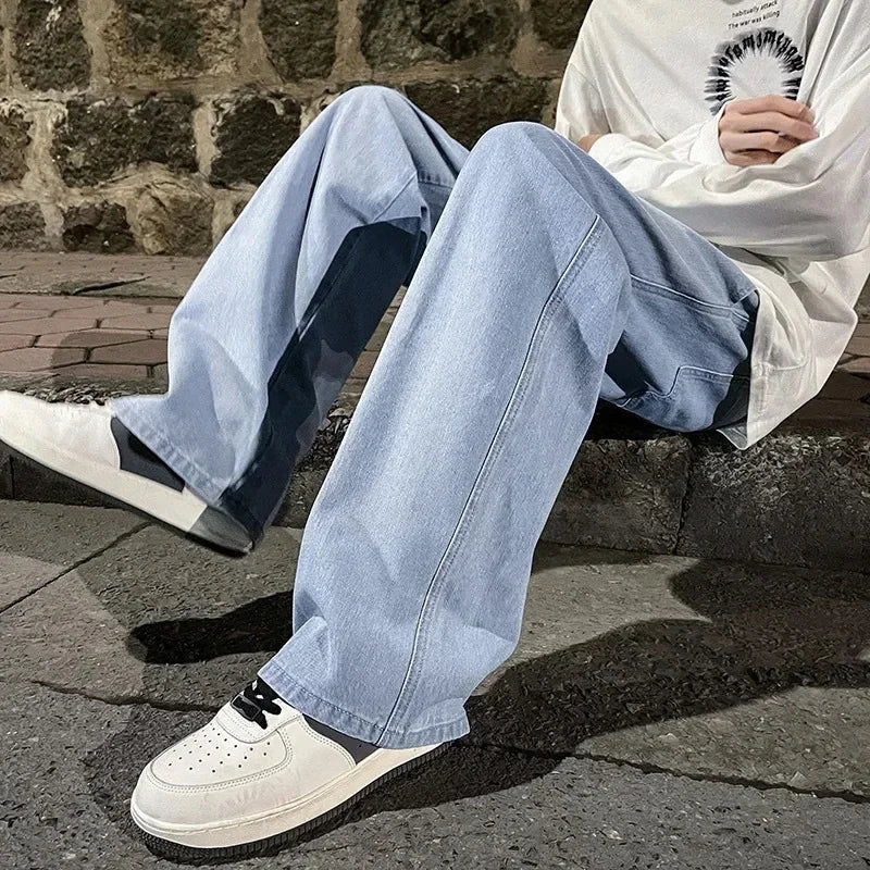 Straight-Leg High Street Pants